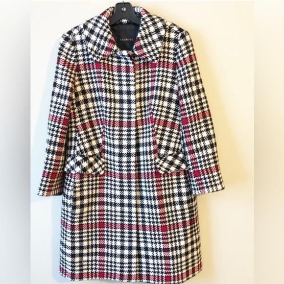 Talbots Jackets & Blazers - New Talbot plaid coat..